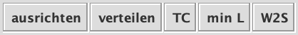 Wendekreis, Schachtanbindung, Anordnung entlang einer Wand, Verteilung entlang einer Wand, Mindestwandlänge für selektierte Sanitärgegenstände